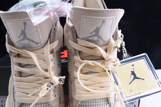 Bmlin Shoes x Off-White CV9388-100 4 Air Jordan Sail 0702